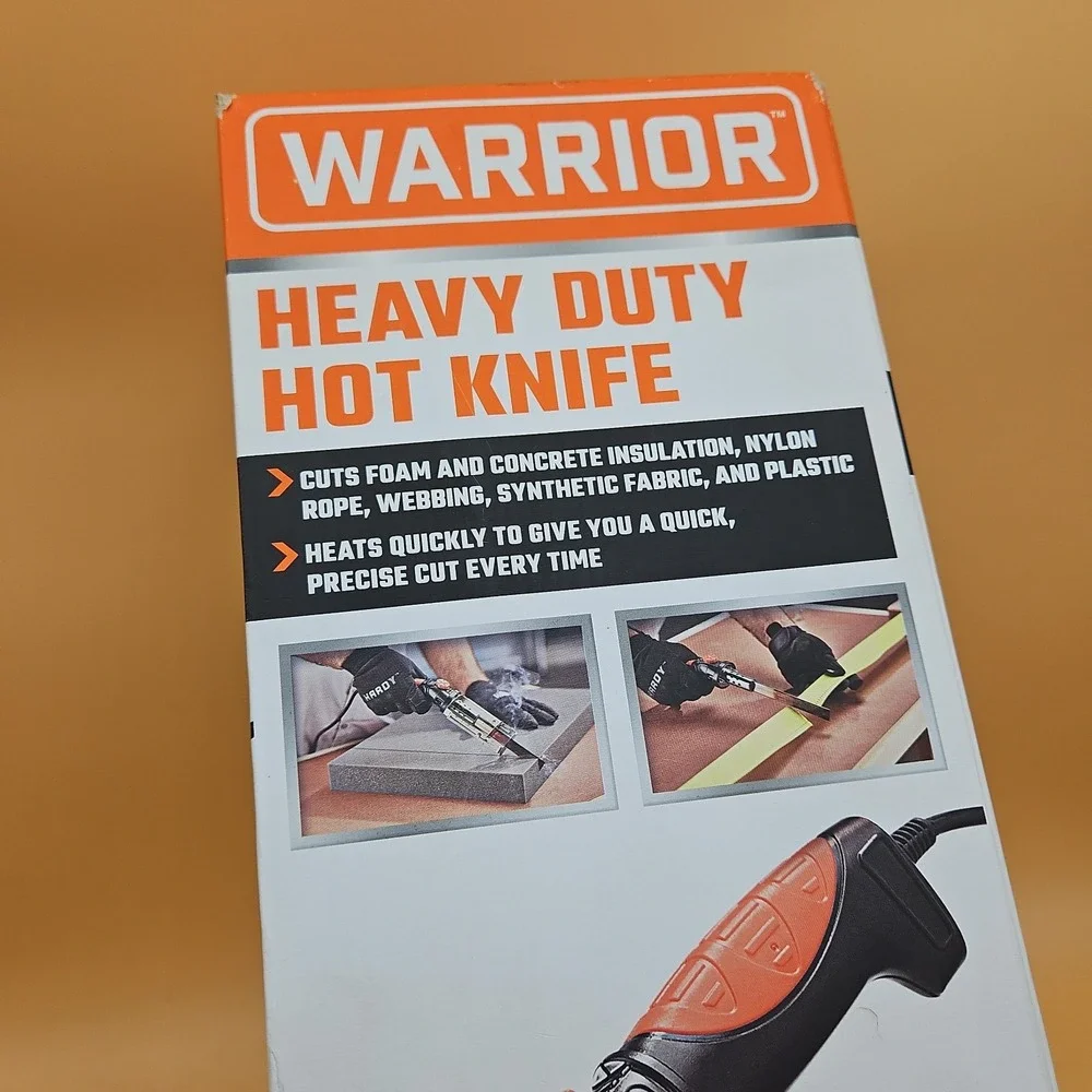 Warrior Heavy Duty Hot Knife 70931 Depth Adjusting Sled Included NIB Brand New